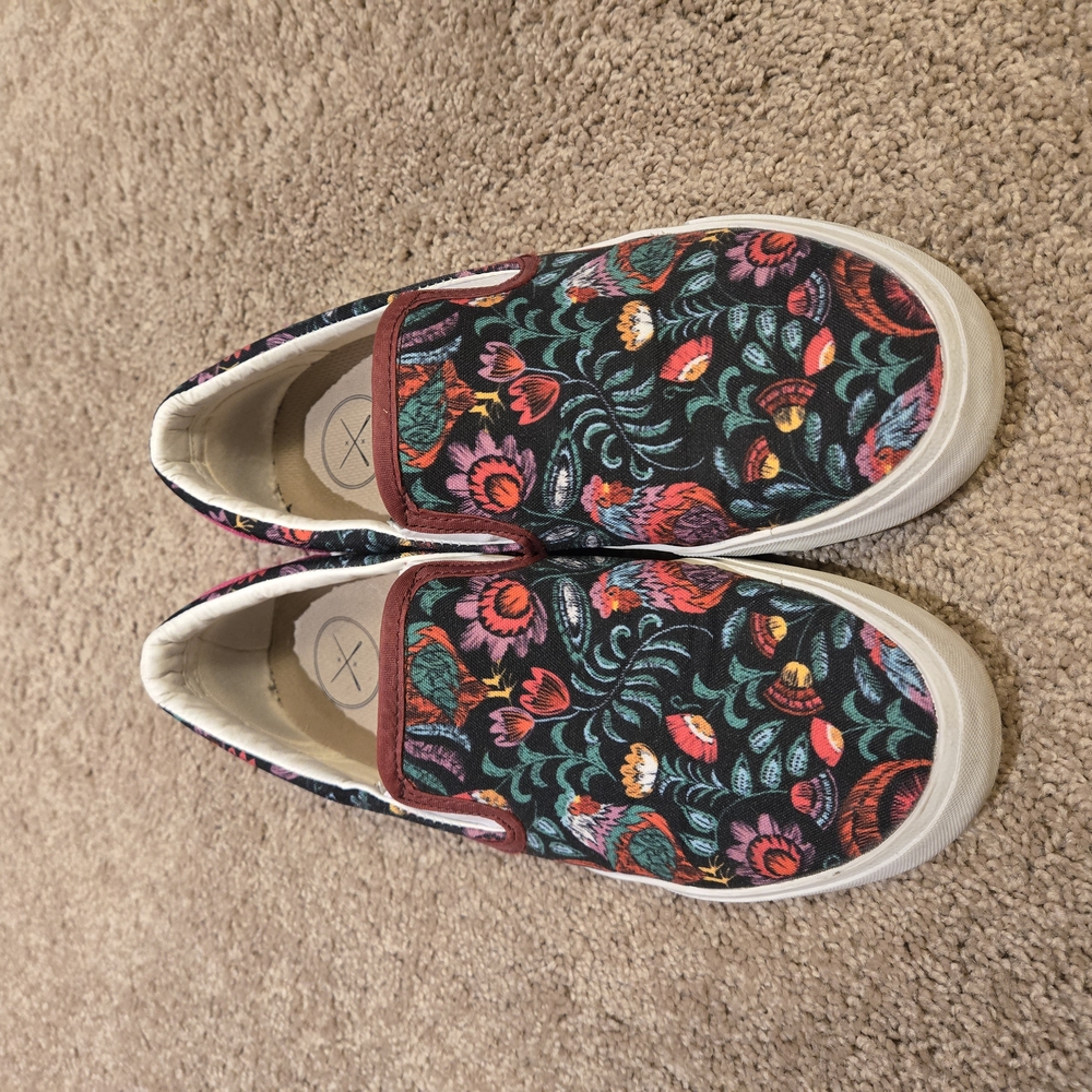 Floral Slip-On Women's Shoes